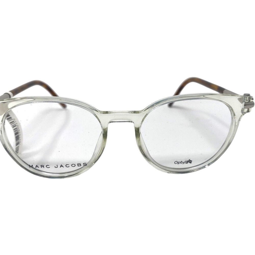 New MARC JACOBS Optyl Clear/Brown Womens Eyeglasses Frame 48-17-150